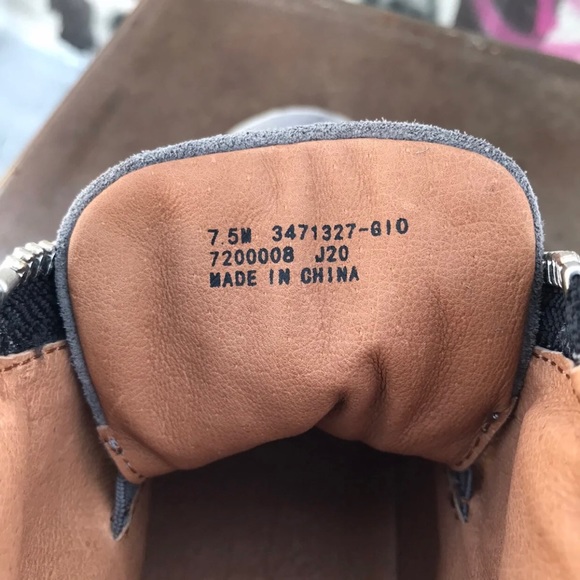 Wmns Frye Lena Zip Italian Suede High Top Sneakers - Picture 9 of 10